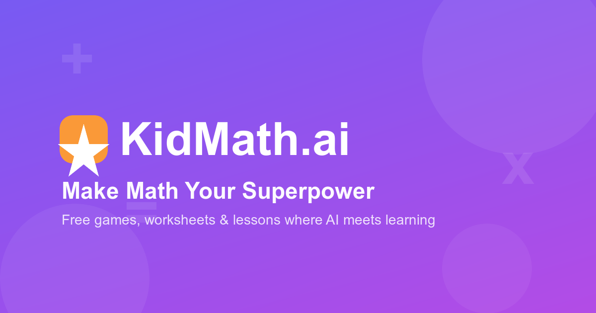 KidMath - Make Math Your Superpower